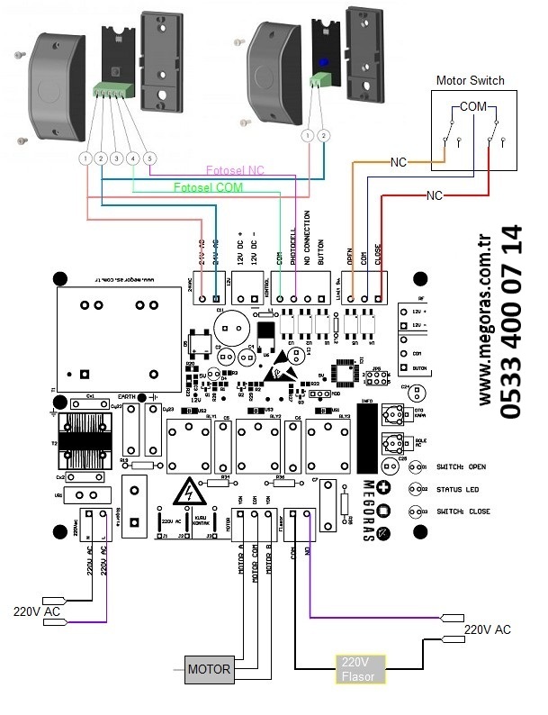 adc102 bağlantı şeması